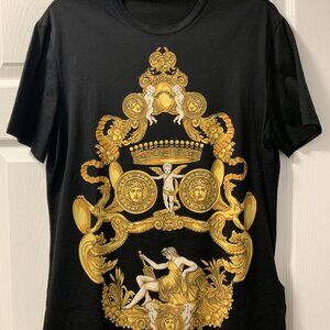 Versace Medusa print cotton short sleeve T-Shirt